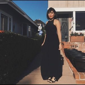 Black long dress!